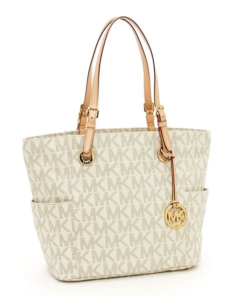 michael kors vanilla jet set tote|Michael Kors jet set large.